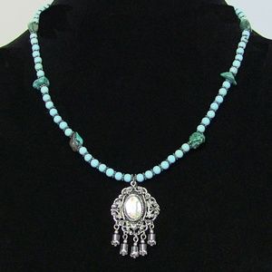 Abalone and Turquoise Necklace
